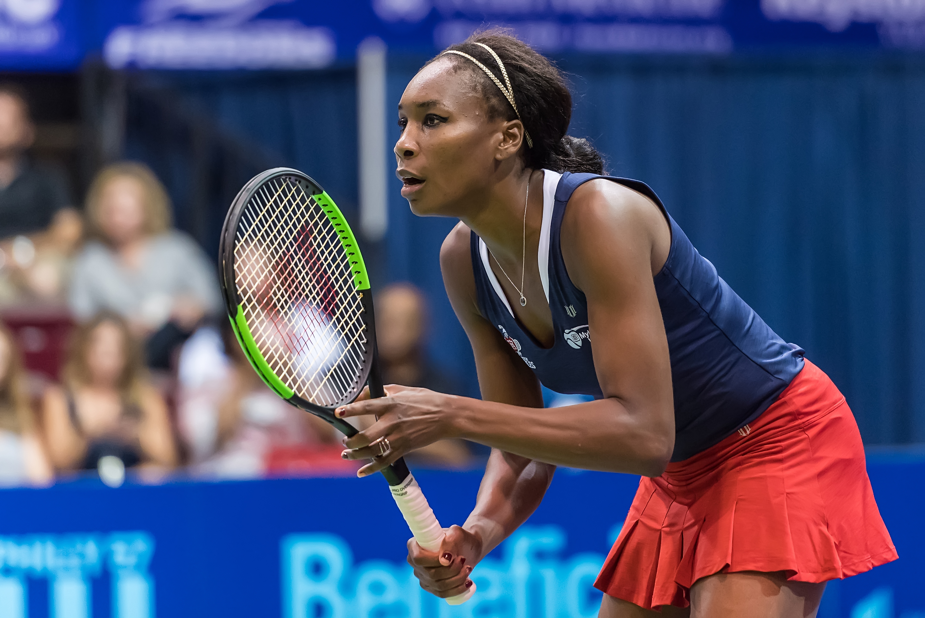 Venus Williams Press Conference, Match & Fashion Show